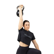 Load image into Gallery viewer, Velites Black Crop Top