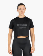 Load image into Gallery viewer, Velites Crossfit Black Crop Top