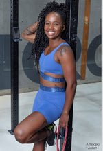 Load image into Gallery viewer, Blue Glam Long Legging