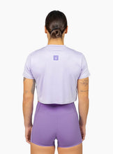 Load image into Gallery viewer, Velites Holo Crop Top violet