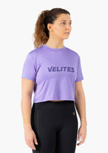 Load image into Gallery viewer, Velites Holo Crop Top Wisteria