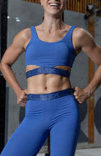 Load image into Gallery viewer, Blue Glam Long Legging