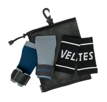 Load image into Gallery viewer, Blue Gray Quad Ultra Hand Grips No Chalk