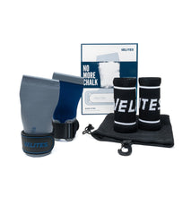Load image into Gallery viewer, Blue Gray Quad Ultra Hand Grips No Chalk