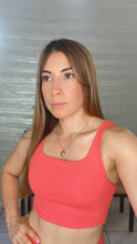 Load image into Gallery viewer, Coral Essential  Sport Bra