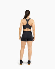 Load image into Gallery viewer, HOLO BRA HIGH NECK BLACK
