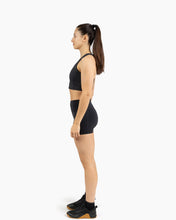 Load image into Gallery viewer, HOLO BRA HIGH NECK BLACK
