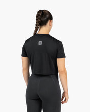 Load image into Gallery viewer, Velites Crossfit Black Crop Top
