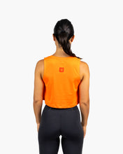 Load image into Gallery viewer, Velites Crop Tank orange reef
