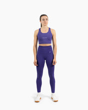 Load image into Gallery viewer, HOLO HIGH NECK BRA PURPLE
