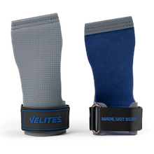 Load image into Gallery viewer, Blue Gray Quad Ultra Hand Grips No Chalk
