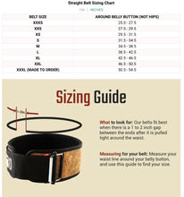 Load image into Gallery viewer, BARBELLS FOR BULLIES STRAIGHT WEIGHTLIFTING BELT
