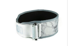 Load image into Gallery viewer, WHITE MARBLE STRAIGHT WEIGHTLIFTING BELT
