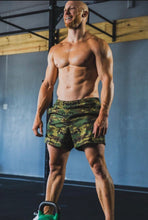 Load image into Gallery viewer, MENS CAMO ESSENTIAL SHORTS
