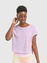 Load image into Gallery viewer, Essential Ribbed Hem Boxy Crop Top
