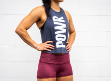 Load image into Gallery viewer, Power Muscle Tank -Heather Navy
