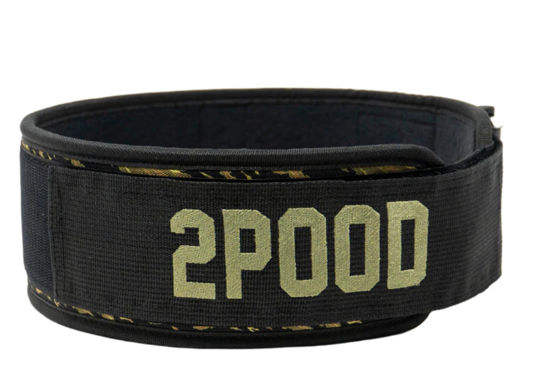 Tiger Camo Straight Weightlifting belt