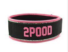 Load image into Gallery viewer, SWEET TART (SPARKLE) STRAIGHT WEIGHTLIFTING BELT
